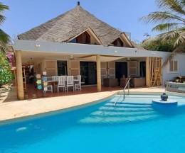 Agence Immobilière Lagune Saly Sénégal -  - Villa - NGAPAROU - V3170-villa-a-vendre-a-ngaparou-senegal-avec-piscine