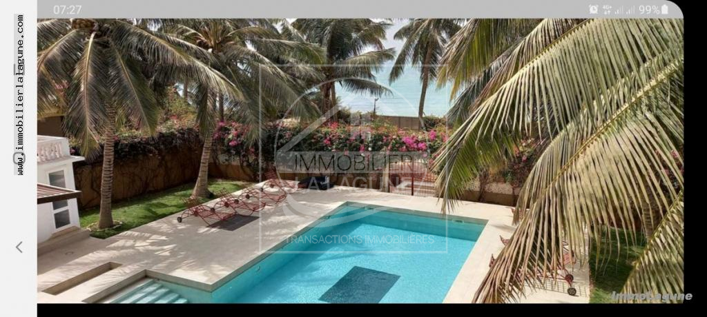 Agence Immobilière Saly Sénégal - V2758 - Villa à SALY - V2758-villa-a-vendre-a-saly-avec-piscine-bord-de-mer-senegal