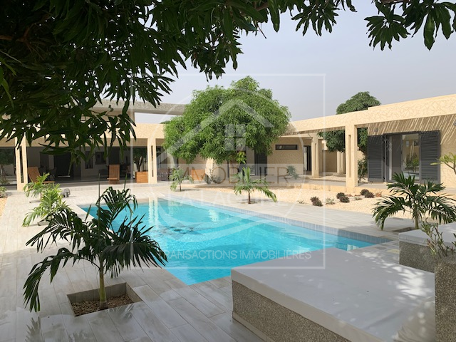 Agence Immobilière Saly Sénégal - V2840 - Villa à NGUERIGNE - V2840 villa a vendre nguerigne senegal