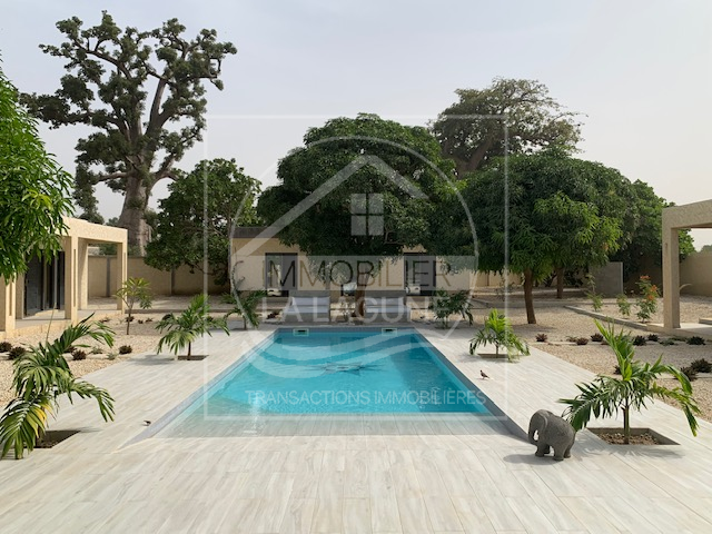 Agence Immobilière Saly Sénégal - V2840 - Villa à NGUERIGNE - V2840 villa a vendre nguerigne senegal