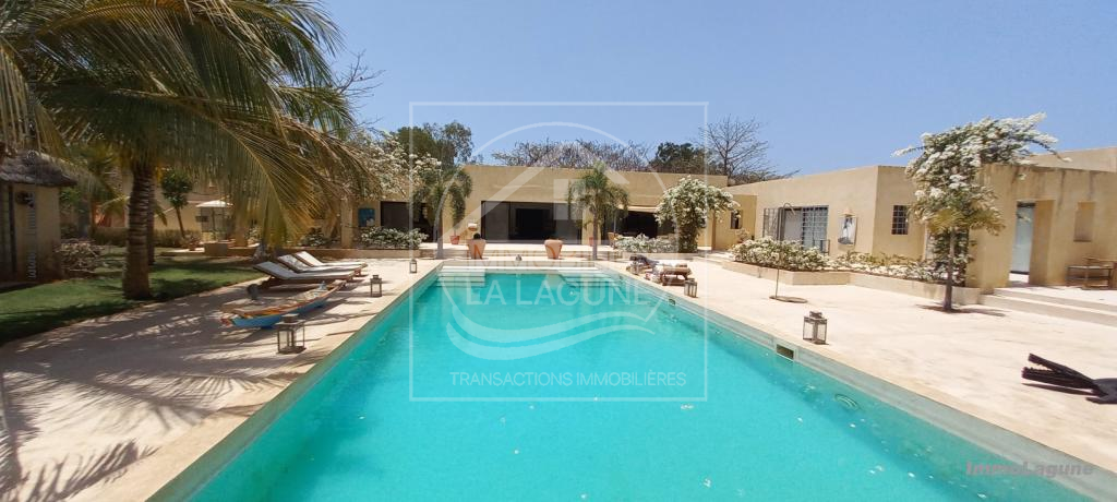 Agence Immobilière Saly Sénégal - V2913 - Villa à NGAPAROU - V2913-villa-a-vendre-a-ngaparou-avec-pisicne-senegal