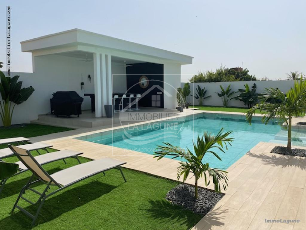 Agence Immobilière Saly Sénégal - V2966 - Villa à NGAPAROU - V2966 villa a vendre ngaparou senegal