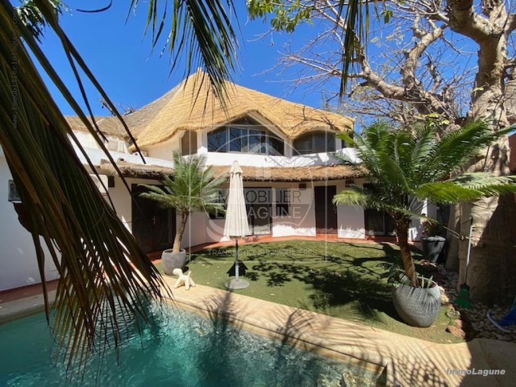 Agence Immobilière Saly Sénégal - V2988 - Villa à NGAPAROU - V2988 villa a vendre ngaparou senegal