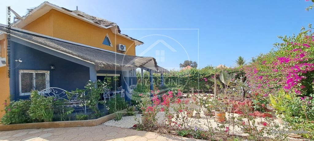 Agence Immobilière Saly Sénégal - V3036 - Villa à NIANING - V3036-villa-a-vendre-a-niaining-senega-en-residence-