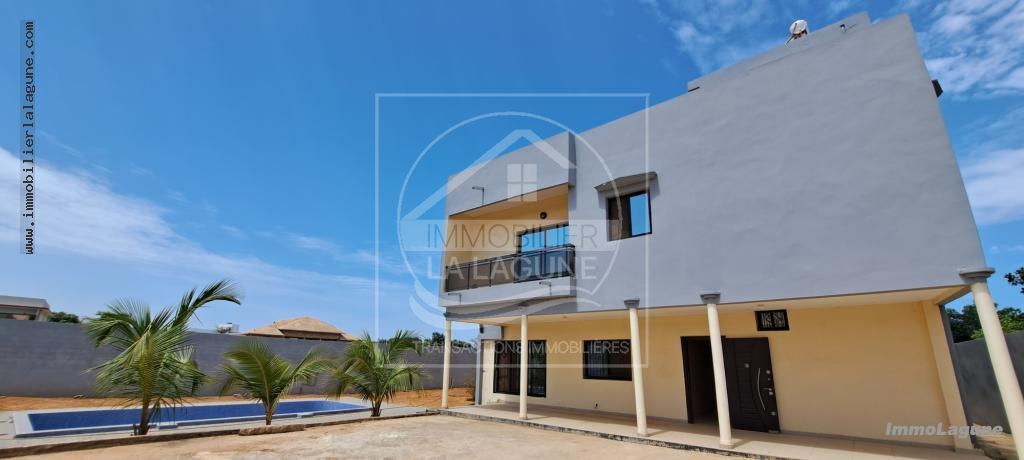 Agence Immobilière Saly Sénégal - V3043 - Villa à NGAPAROU - V3043-villa-a-vendre-a-ngaparou-senegal