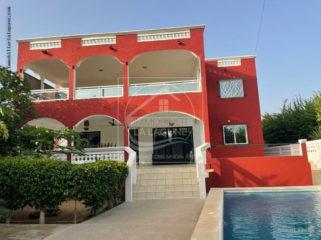 Agence Immobilière Saly Sénégal - V3057 - Villa à SALY - V3057 villa a vendre a saly senegal bord de mer