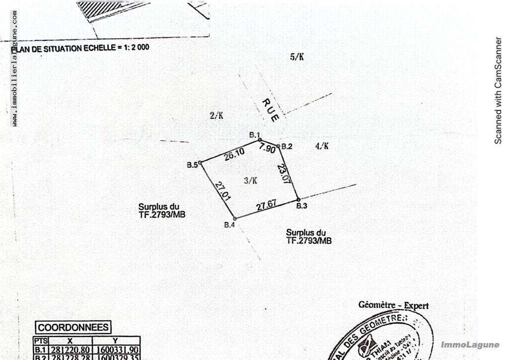 Agence Immobilière Saly Sénégal - T3059 - Terrain à NGUERIGNE - 