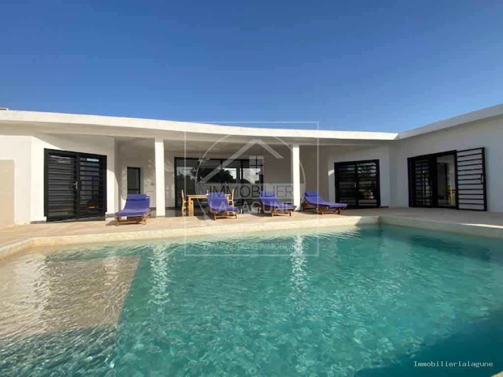 Agence Immobilière Saly Sénégal - V3093 - Villa à NGUERIGNE - V3093 villa a vendre nguerigne senegal