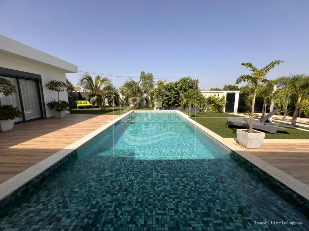 Agence Immobilière Saly Sénégal - V3100 - Villa à NGUERIGNE - V3100 villa a vendre nguerigne senegal