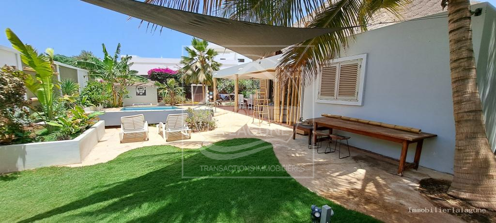 Agence Immobilière Saly Sénégal - V3170 - Villa à NGAPAROU - V3170-villa-a-vendre-a-ngaparou-senegal-avec-piscine