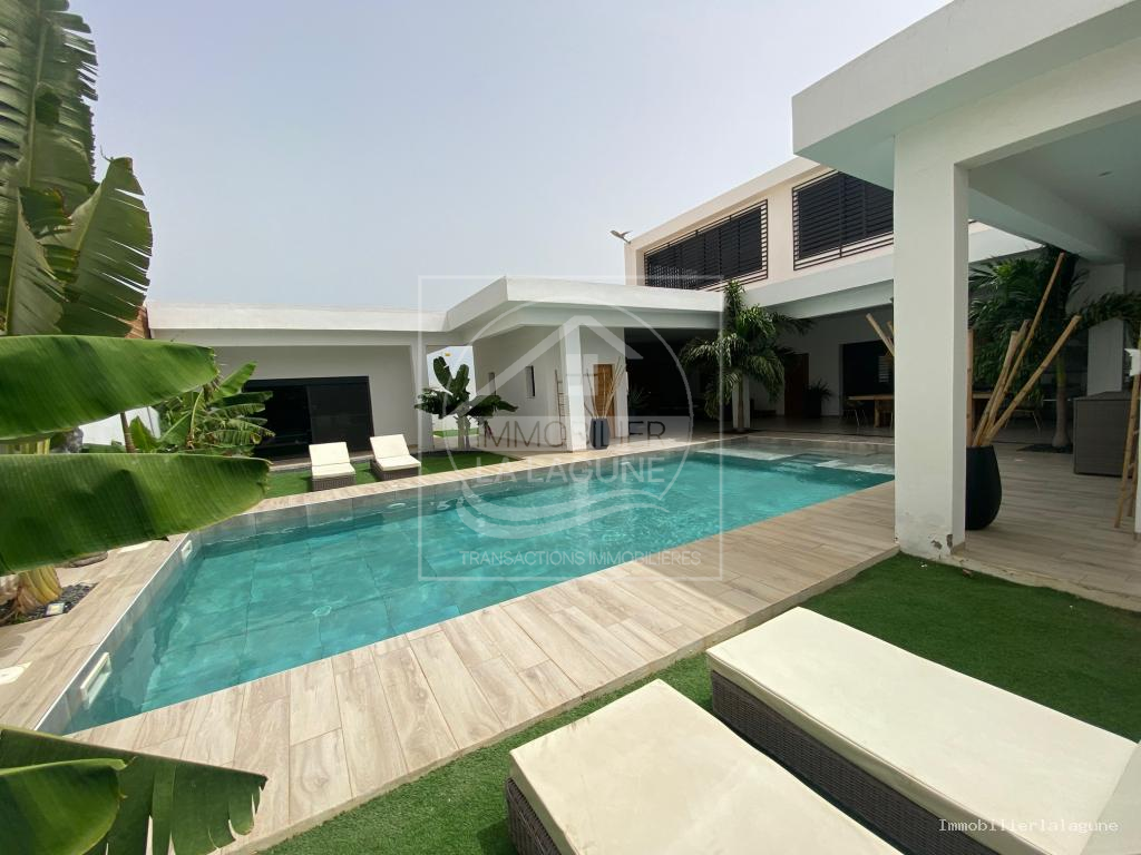 Agence Immobilière Saly Sénégal - V3183 - Villa à NGAPAROU - V3183 villa a vendre ngaparou senegal