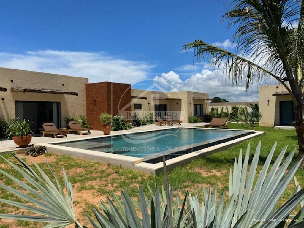 Agence Immobilière Saly Sénégal - V3196 - Villa à NGAPAROU - V3196 villa a vendre ngaparou senegal