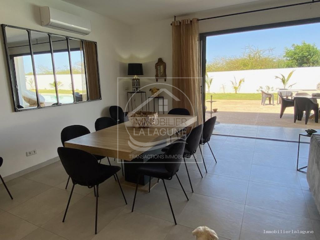 Agence Immobilière Saly Sénégal - V3233 - Villa à NGAPAROU - V3233 villa a vendre ngaparou senegal