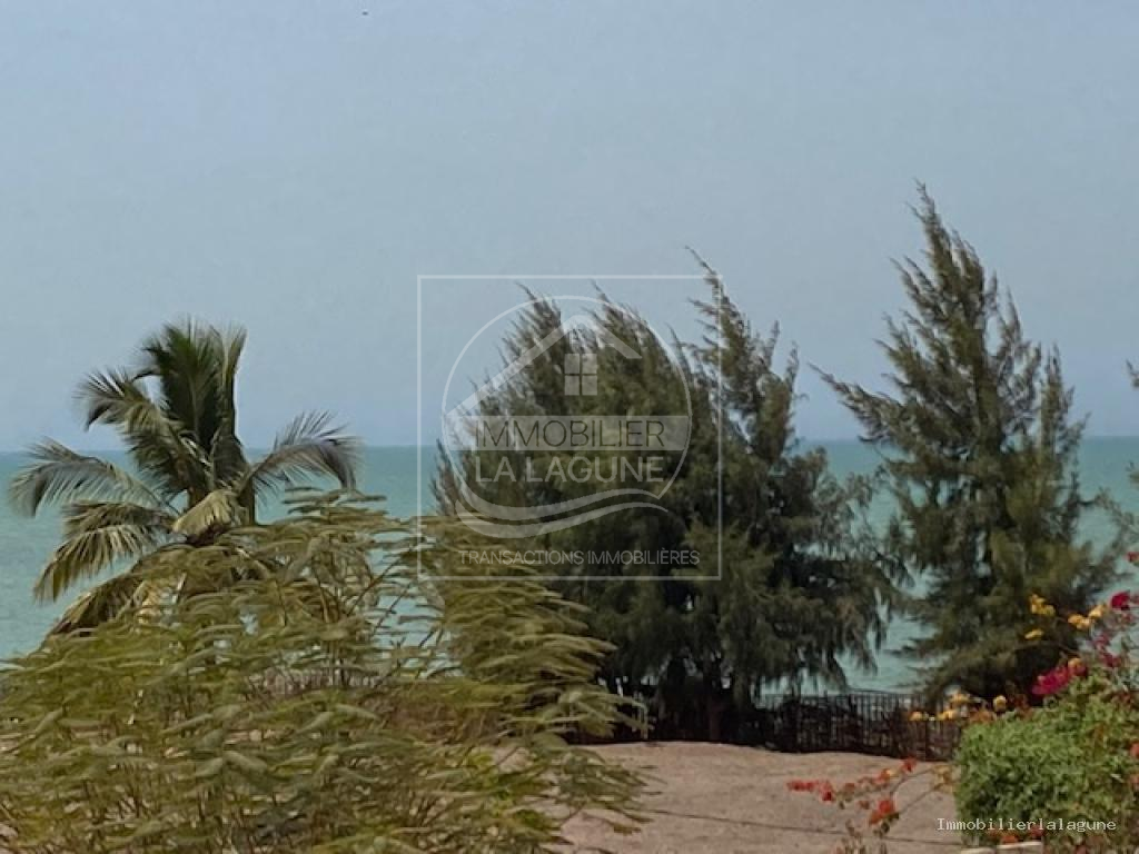 Agence Immobilière Saly Sénégal - V3171 - Villa à WARANG - V3171 villa 2eme ligne mer warang senegal