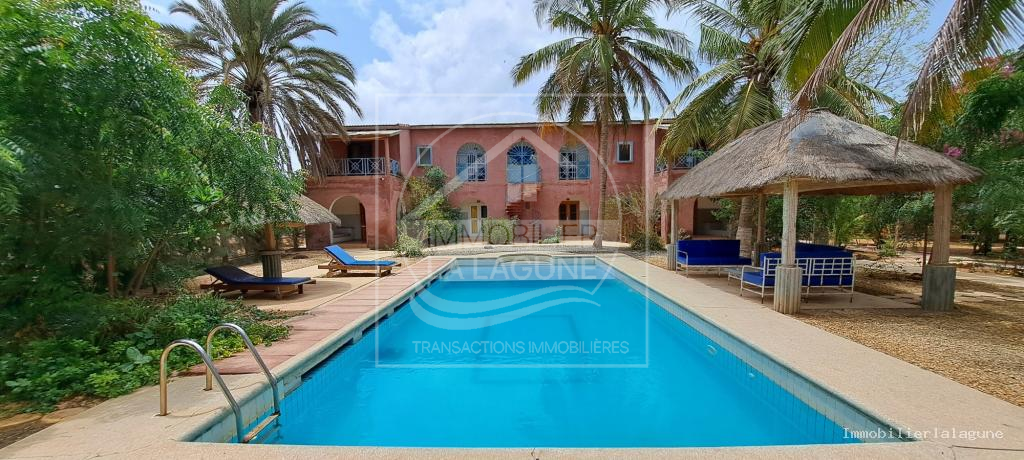 Agence Immobilière Saly Sénégal - V3190 - Villa à NGAPAROU - V3190-villa-a-vendre-a-ngaparou-senegal-avec-piscine