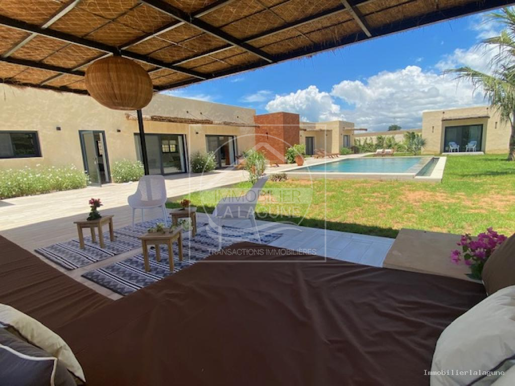 Agence Immobilière Saly Sénégal - V3196 - Villa à NGAPAROU - V3196 villa a vendre ngaparou senegal